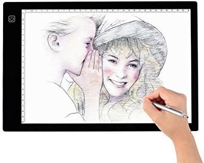 3-Level Adjustable Brightness Light Board Tracing Light Box A4 9.4"x14" LED Artcraft Tracing Light Pad With USB Powered Light Table For Artists Drawing Sketching Animation
