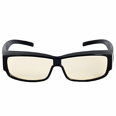 Top Life Lunettes Anti-Lumière Bleue - Monture Enveloppante pour une Protection Intégrale - Limite la Fatigue Visuelle Sur Ecrans (Ordinateur, Smartphone, Tablette, TV), Améliore le Confort de Lecture, Favorise Un Meilleur Endormissement - Top Life