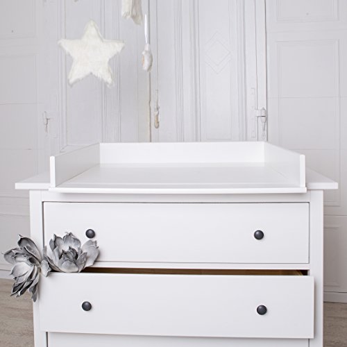 Round edges! Tyssedal, Herefoss Changing set, changing table top for IKEA drawer