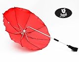 Best For Kids Universal Kinderwagenschirm NEUSTE TECHNIK Höchster UV Schutz Standard 801 – Sonnenschirm und Regenschirm für Kinderwagen, biegsam und einklappbar, 15 Farben zur Auswahl - 3