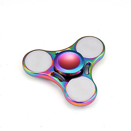 Bescita LED Licht Fidget Hand Spinner Finger Spielzeug EDC Focus Gyro Schreibtisch Spielzeug - 2