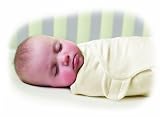 Summer Infant 73184 SwaddleMe Ganzkörper Pucksack – 100 Prozent Baumwolle, natur - 2