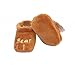 EOZY Fleece Cute Plush Paw Infant Toddler Prewalker Baby Shoes Boots Length 11cm Brown