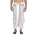 Sojanya (Since 1958) Stitched White With Multicolor Border, Stitched Mens Dhoti, Polycotton RS.699.00