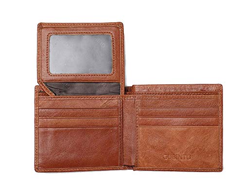 Preisvergleich Produktbild Lederetui mit RFID-Blockierung, RFID-blockierend, Kreditkartenschutz