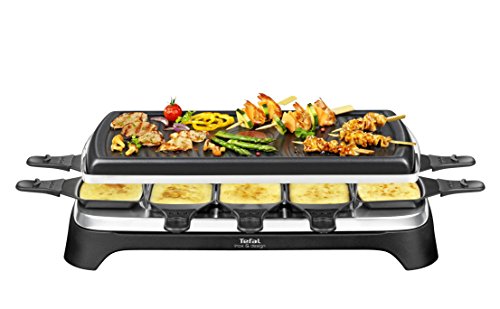 Tefal RE4588 Raclette-Grill für 10 Personen, 1350 W, schwarz / edelstahl - 5