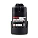 Produktbild Powayup GBA 10,8 V 2,0 Ah Ersatz für Bosch Akku BAT411 BAT412A 2607336013 2607336014 2607336879 2607336880 Lithium-Ion