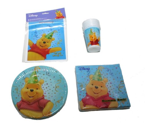 Book's Cover ofParty Set Joyeux anniversaire Winnie lOurson Winnie the Pooh