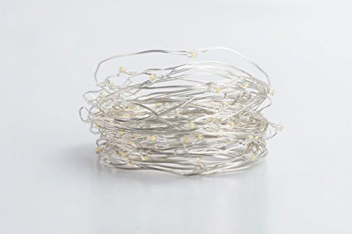 TDRSHINE Outdoor Solar Copper Wire lights Fairy String,3 Modes 33Ft 100leds Solar Starry String Lights Decorative Lamp Warm White (White)