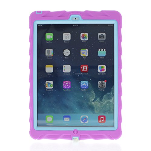 Preisvergleich Produktbild Gumdrop Drop Tech Schutzhülle Schutzschale für iPad Air-lila / Hellblau