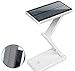 Produktbild LQZ Kleine Tischlampe Solar USB Kleine Tischlampe Wiederaufladbare Student Schlafsaal Schlafzimmer Multifunktionsfalten Tragbares Geschenk, Weiß