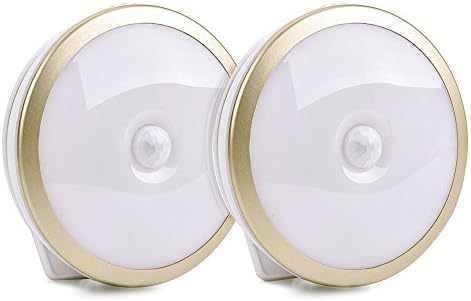 Bebrighten 2 Packs Motion Sensor night Light 3 Modes Safety LED Lighting USB Rechargeable, Stick-on Anywhere for Baby-room Hallway Closet Kitchen Wardrobe Cupboard Stair Bedside