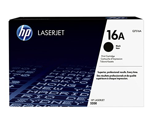 HP 16A (Q7516A) Schwarz Original Toner für HP Laserjet 5200
