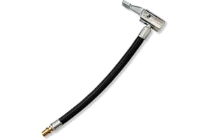 SGERUFZ Tubo di gonfiaggio universale per pneumatici 30cm - Compatibile con compressori d'aria & pompe, ideale per auto, moto, bicicletta