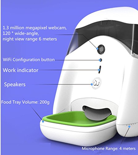Natood-35L-Smartphone-App-Control-Dog-Feeding-Device-Pet-Timing-Intelligent-Feeder-Pet-Cat-And-Dog-Food-Bowl--Up-To-4-Meals-A-Day-White