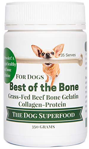 "Bone Broth for Dogs" - Helps Maintain Your Dogs Heath - Grass Fed Beef Gelatin, Collagen and Amino acids - 350 Gram