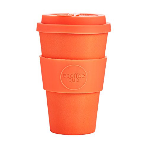 (Mrs Mills) - Ecoffee 14oz 400ml Reusable Cups With Silicone Lid Tops, Made With Natural Bamboo Fibre, Mrs Mills