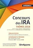 Concours des IRA Thèmes 2018