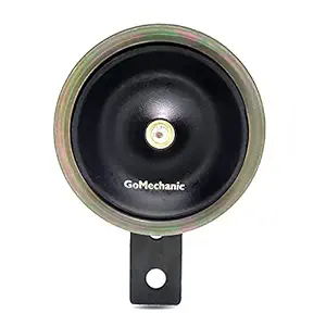 GoMechanic Roar Automotive Disc Horn 82mm Dia 12V High Tone (HT) With Copper Coil for Passenger Cars & Motorcycles