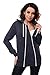 Purpless Maternity 3in1 Pregnancy Nursing Hoodie with Removable Insert 9053 (UK 18, Navy Melange)