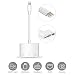 Produktbild SD Karte Kamera Reader, 3 in 1 iPhone Kartenleser, Lightning auf USB Kamera Connection Kit SD/TF Kartenleser Trail Spiel Kamera, Viewer Reader für iPhone iPad