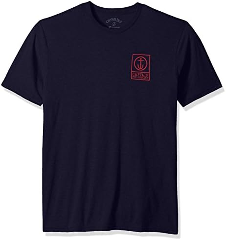 Captain Fin Co. mens Boxed Out Ii Premium Tee Shirt T-Shirt - blue -