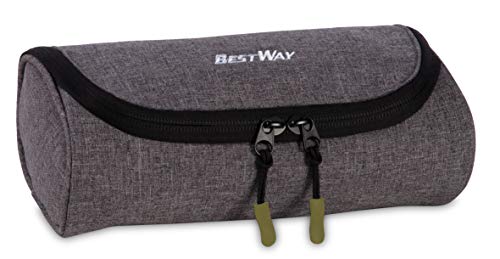 Preisvergleich Produktbild Bestway Federmäppchen, "Evolution", Dunkelgrau / Schwarz, 22x7x11cm, 40173-1701