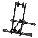 ▶【Stabil und Gut Gebaut】Es gibt vier Punkte, um den Ständer stabil auf dem Boden zu halten und Ihr Fahrrad perfekt zu halten. Ihre Fahrräder werden nie mehr auf dem Boden liegen oder gegen Gebäude oder Bäume steigen.