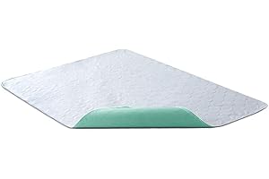 Bedecor Kylie Sheets 70x90cm, Washable Bed Pad Protector, Waterproof Bed Wetting Mats, Kylie Bed Protectors, Green