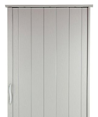 Falttür Schiebetür Tür weiss gewischt farben Höhe 202 cm Einbaubreite bis 85 cm Doppelwandprofil Neu - 2