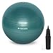 Produktbild Navaris Gymnastikball 65cm 75cm mit Luftpumpe - Sitzball Pilates Ball groß - Anti-Burst Gymball - Sportball 200kg div. Farben und Größen mit Pumpe