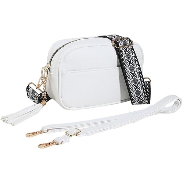MISAKO Iloas Borsa A Tracolla Donna Marrone - Manico Regolabile E Dettagli In Metallo - 17x22x7 Cm