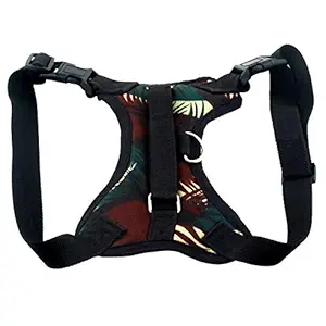 Cosas Heads Up for Tails Soilder Printed Chaser Reversible Mesh Dog Harness(Large )