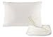 Produktbild Bambus Cool Orthopädisches Kissen für Nacken-, Kühlung Anti-Schnarch-Kissen für Schlafsack, Geschreddertes Memory-Schaum, hypoallergen, lindert von Migräne, Asthma & Allergie Relief, Queen Size Pillow Case