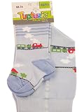 TUPTUSIE Baby Boys Cotton Tights Little Steam Train 9L8