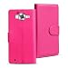 Produktbild Microsoft Lumia 950 Bookstyle Hülle, Conie Mobile PU Leder Schutzhülle Handytasche Bookcase Tasche Premium Klapphülle in Pink
