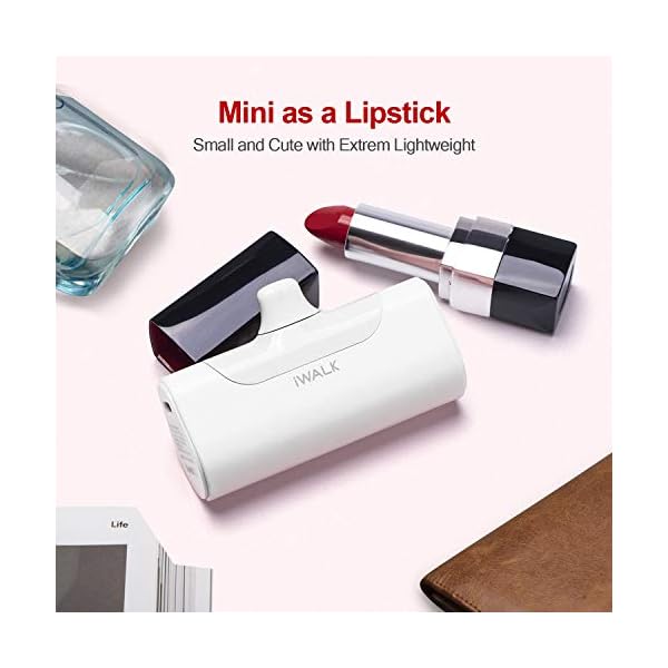iWALK Mini Cargador Portátil, Banco de Energía Ultra Compacto de 4500 mAh, Batería Externa Pequeña y Linda Compatible… - Image 5