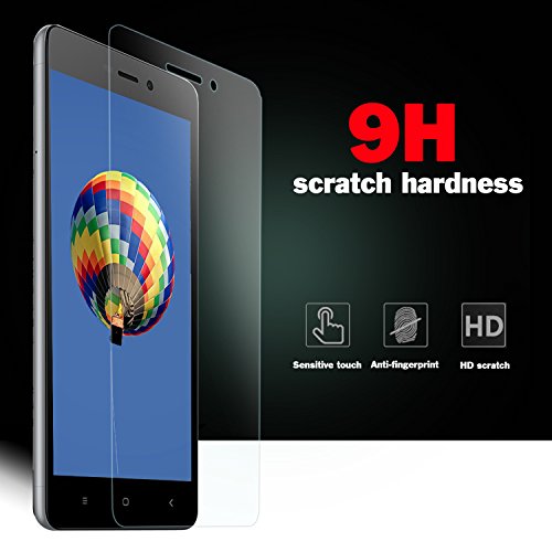 Xiaomi Redmi 3 Schutzfolie, Mture 3D Touch kompatible Schutzglas für Xiaomi Redmi Hongmi 3 Screen Protector Film Ultra Klar Transparent Panzerglas Stressfreie, Blasenfreie Installation, Anti-Fingerabdruck mit Härtegrad 9H Tempered Glass Hartglas Displayschutzfolie (HD Clear) – 2-pack - 3