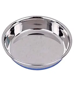 Pets Empire Cat Feeding Bowl with Silicone Base, Silver