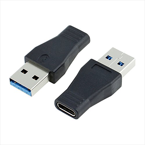 Hrph Laptop USB 3.0-Stecker auf USB 3.1 Typ C Female Data Converter Desktop-USB3.1 Typ-C-auf-USB-C Buchse OTG Adapter - 3