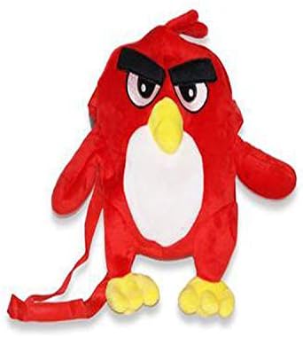 Side Sling Bag for Children Angry Birds Pattern- red