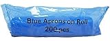 REAL ACCESSORIES Blue Disposable Aprons on a Roll of 200 - Non Sterile, High Density Polythene Aprons, 69 x 107cm (27 x 42)