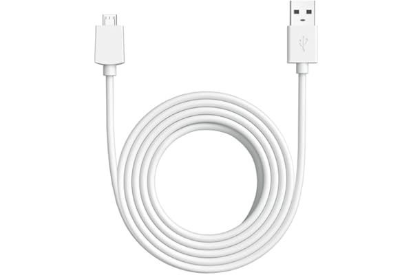 Cable de alimentación USB-A a micro-USB de 3 m para Ring Indoor Camera (2.ª generación)