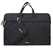 Produktbild Laptophülle | Evecase® 15-15.6 Zoll Universal Laptop gepolsterte Aktentasche Schutzhülle mit verdeckbare Griffe, getrenntes Täschchen, Mausmatte, beiderseitiger Zubehörfächer Lenovo Asus Acer- Schwarz