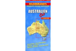 Hildebrand's Urlaubskarten, Australien Ost: Queensland, New South Wales, Victoria, Tasmania, Northern Territory, South Australia