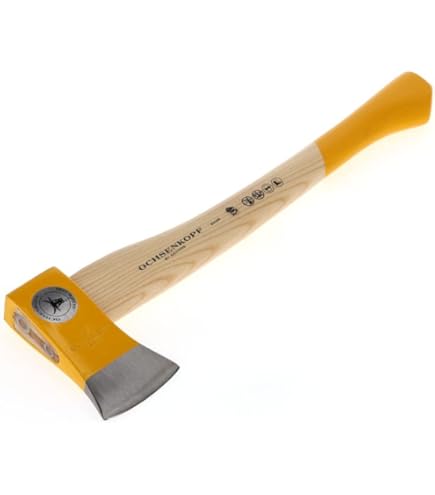 HAZET Splitting axe 2134-1250, cutting edge with slat grinding technology, hickory handle, optimised head shape, for splitting firewood