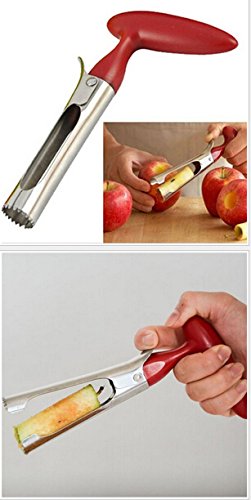 Yingwei Tragbare Edelstahl Einfach Twist-Kern-Remover-Frucht Apfelentkerner Pear-Küche-Werkzeug - 2