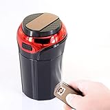 Para evitar el riesgo de quemado en seco, pulse y mantenga pulsado el botón de luz azul indicador de luz apagará automáticamente la luz del cigarrillo después de 7 segundos.