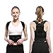 Produktbild CJLMN Sports Haltungskorrektur Geradehalter zur Rückentrainer Schulter Gürtel,für Damen und Herren Schwarz Verstellbar Atmungsaktiv Geradehalter Schultergurt Rückenbandage Haltungstrainer,L