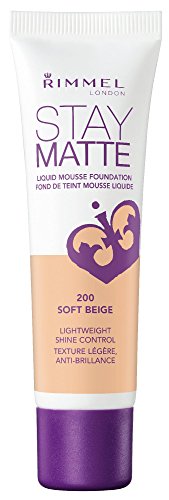 RIMMEL LONDON Stay Matte Liquid Mousse Foundation - Soft Beige RS.649 (43.00% Off) - Amazon